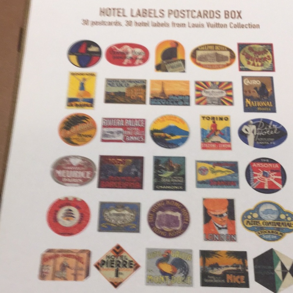 LOUIS VUITTON THE ART OF TRAVEL POSTCARDS - NWOT - Picture 7 of 8